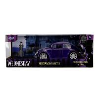 Wednesday auto 1972 VW Beetle 1:24 a figúrka Wednesday